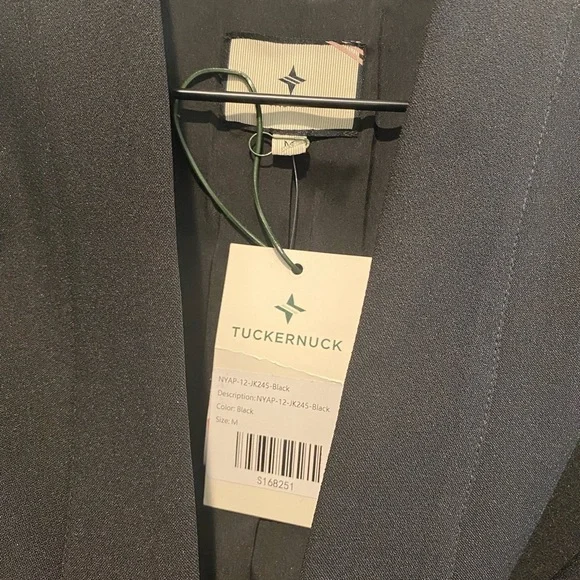 Tuckernuck Gracie Wrap Black Blazer Women’s Size Medium NWT - Picture 5 of 10